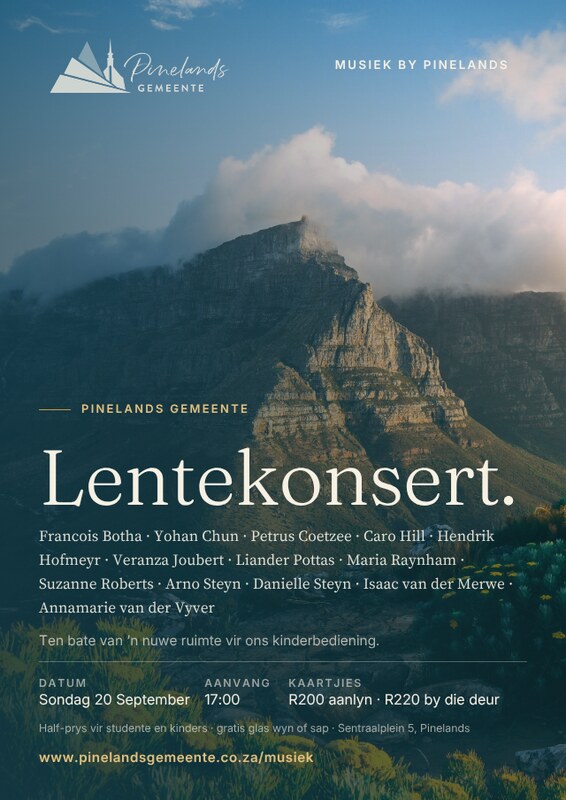 Lentekonsert — plakkaat / Spring concert — poster